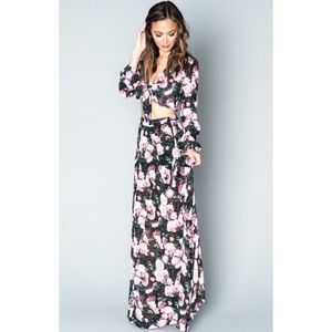 Show me your mumu floral maxi SKIRT